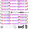 Relassy Lampe de Plante, LED Horticole LED Culture avec 3H/6H/12H Minuterie, Lampe de Croissance Lampe de Culture Dimmable 4 Luminosité Variable pour Plante interieur Croissance Floraison (152 LEDs)