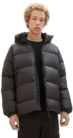 Tom Tailor Denim 1037392 Giacca, 29999-Black, M Uomo