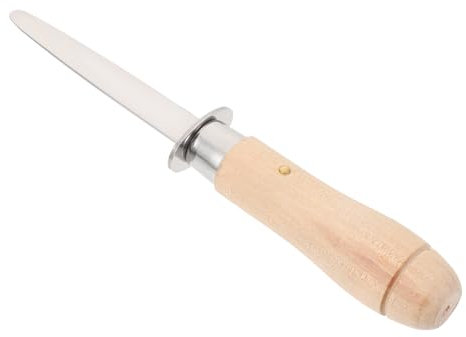 BESTonZON 1pezzi Apriostriche Acciaio Inossidabile Strumento Multifunzionale per Sgusciare Ostriche Compatte Accessorio da Cucina Pratico per Amanti del Pesce e di Mare