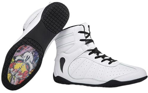 Zeihyeurus Boxschuhe FüR Herren,Boxschuhe Trainingsschuhe,rutschfeste Ringerstiefel,Komfort Und StabilitäT,Atmungsaktive,VerschleißFest,Bequem Perfekt,Gummisohle,FüR Herren MäDchen Jungen Damen