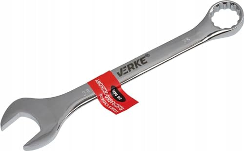 Chiave Inglese Combinata Fissa e Stella Acciaio Cromo Vanadio Professionale 34mm 36mm 38mm 41mm 46mm 50mm (38 MM)