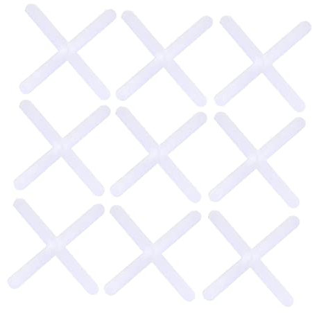 HEMOTON 2000pcs Tile Leveling Shims Grout Tool Flooring Leveling Tool Grout Spacer The Cross Laying Colloidal Particles White