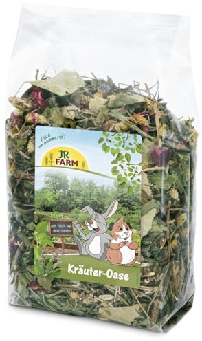 JR Farm Kräuter-Oase Hö till gnagare, Grön, 150 g