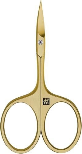 ZWILLING Forbici per cuticole (taglio fine e preciso di cuticole e residui di pelle, cura sicura delle unghie, bordo tagliente), premium, oro, 95 mm