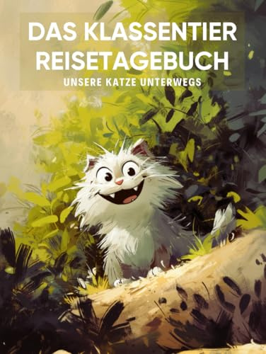 Das Klassentier Reisetagebuch: Unsere Katze unterwegs: Tagebuch und Erinnerungsbuch für die Katzenklasse in der Grundschule ab Klasse 1