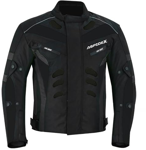 ASPIDEX Giacca Da Moto da Uomo In Cordura Giacche Da Corsa Amoured Giacca Protettiva Per Moto