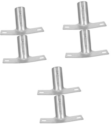 minkissy 2pcs Broom Handle Bracket for Indoor Broom Sturdy Iron Material Easy Install Replacement for Extension Poles