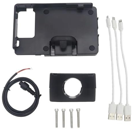 OUVECR GPS Halterung Motorrad Für CRF1000L Für Afrika Für Twin CRF1000L 2016 12mm 16mm 22mm Handy Motorrad Navigation Halterung USB Lade Halter Handyhalterung Motorrad(22mm Cut Connect)