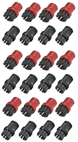 Paquete de 24 cepillos de cerdas de boquilla de herramienta manual for Limpiador de vapor Premium Karcher SC1 SC2 SC3 SC4 SC5 SC7