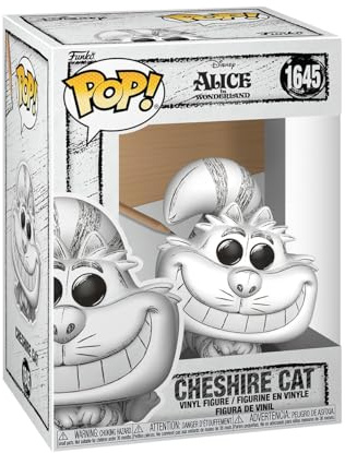 Funko POP! Disney Alice in Wonderland Sketched - Cheshire Cat | Offizielles Cartoon/Animation Merch - Vinyl Sammelfigur als Regal Deko - Geschenkidee zum Geburtstag für Fans und Sammler