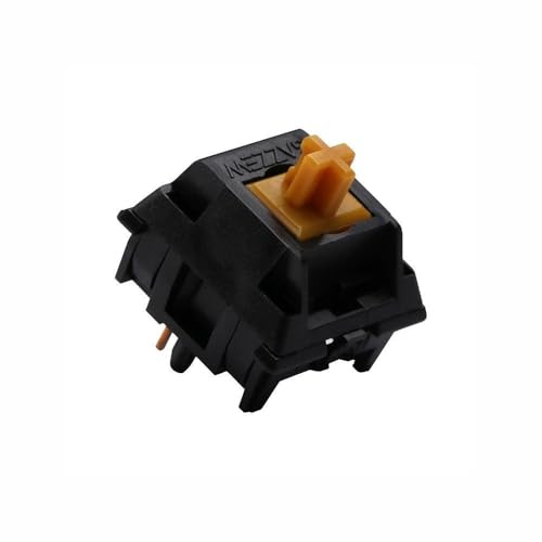 Gazzew Black U4T V2 Switch, Interruptor De Teclado Mecánico Táctil(90PCS)