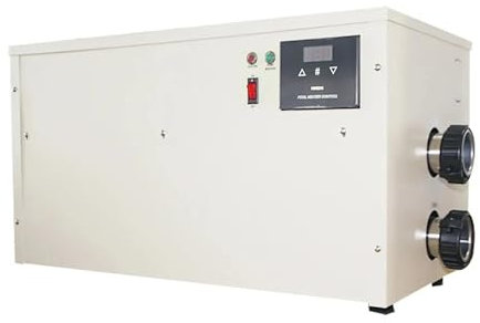 JHXHFJXZ 54KW Pool Heat Pump With Digital Touch Display Electric Water Heater For In-ground And Above-Ground Pools for Spa, Bathtub(Connector 48mm)