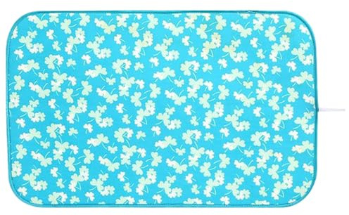 Strykmatta – 60 x 120 cm vikbar värmebeständig järnfilt för, sömnad med förtjockad vaddering, bärbart presbräde alternativ för hotell, lägenhet, grå, reseanvändning