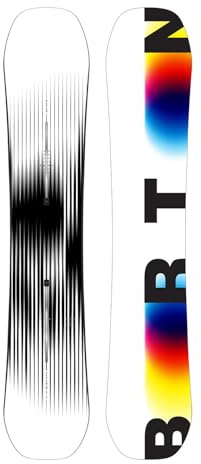 Burton Snowboard Custom X Camber Graphic Herren – Herren – Größe 162 breit – Weiß