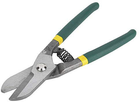 Brrnoo Tijeras para Chapa, Cortador de Metal Tipo Alemania Tijeras para Chapa de Acero Manuales para Metal para Cortar, para Cortar, Cortadores para, Aluminio (20,3 cm/8 Pulgadas)