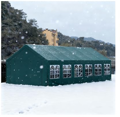 Abri De Voiture Robuste avec Structure Métallique, Grand Format, Coupe-Vent Et Résistant À La Neige, pour Tracteur, Camion, Camping-Car Ou SUV(Style 2)