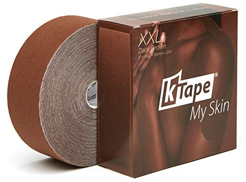 K-Tape® My Skin Dark Brown XXL (Bulk Rolle, 5cm x 22m)
