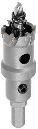 sourcing map Hartmetall Lochschneider, Lochsägen für 5mm Edelstahlblech Metall 23mm