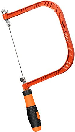 Vogueing Tool Steel Wire Saw, Wire Saw Carry Outdoor Mini Coping Saw 360° Rotate Handle for Wood, Plastic, Bone, Rubber, Soft Metal and Other Materials