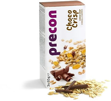 Precon BCM Diät Riegel zum Abnehmen – ChocoCrisp – 3 Riegel à 64 g – Mahlzeitenersatz für eine gewichtskontrollierende Ernährung