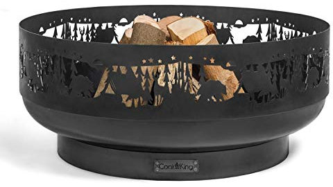 Braciere Forest Ø 80 cm Braciere da giardino in acciaio come fonte di calore o grill CookKing