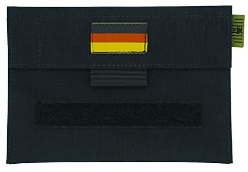 Café Viereck Bundeswehr/Military Bag, Taktisches Pouch, Utility Pouch für Outdoor/Camping/Jagd, Polizei Tasche/Zubehör (TactiBag einfarbig schwarz)