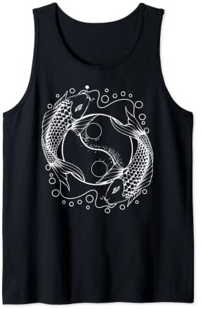 Retro Koi Fish Funny Fishkeeping Acuarista Acuario Gráfico Camiseta sin Mangas