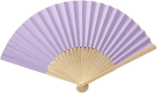 Ventilatori a mano viola per le donne ventagli pieghevoli in tessuto fai da te fatti a mano per ballare puntelli fotografici decorazione da parete accessori da sposa