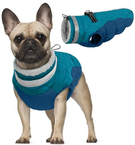 Hundemantel XS, Hundepulli für Kleine Hunde Welpenmantel Hundepullover Hundejacken Winterweste für Kleine Hunde Chihuahua Mantel Warm Hundekleidung für Kaltes Wetter(Dunkelgrün, XS)