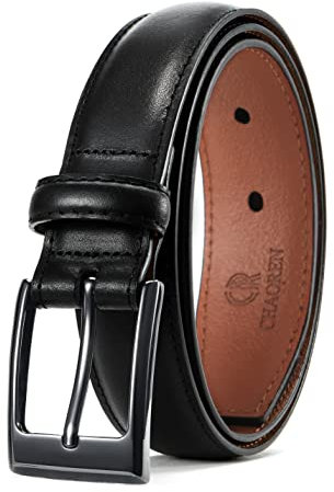CHAOREN 3cm Ledergürtel Herren, Gürtel Herren Leder für Business und Formelle Anlässe, Anzuggürtel Perfekter zu Männer Businessschuhe
