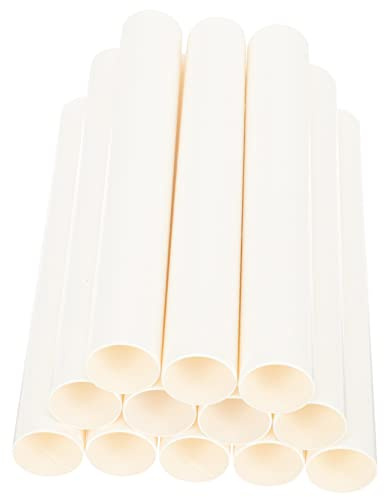 PRETYZOOM Molde de Pan Espiral Hueco de Papel Blanco 36 Piezas | Superficie Antiadherente y Resistente a Rayaduras, Uso para Horneado en Cocina, Formato 2cm
