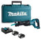 Scie sabre 18V LXT (2x3,0 Ah) dans valise synthétique - MAKITA DJR187RFE