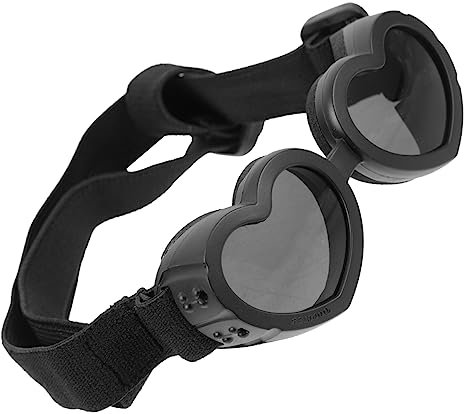 Housoutil 4stücke Dog Glasses Für Hunde Winddichte Sonnenbrille Für Haustiere Uv-Schutz Verstellbare Für Outdoor-aktivitäten Und Partys Faltbare Hundebrille