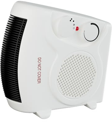 Powerful 2KW Fan Heater with 2 Heat Settings & Cool Function,Low Energy Portable Electric Heater,Quiet Upright Electric Heater for Home,Electric Room Heater with Variable Thermostat