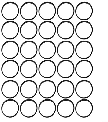 Alanmoship 30PCS Rubber Washers 40Mm Plumbing Sink Pipe Fittings Seals For Waste Pipe Kitchen Garden Outdoor Use