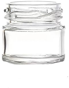 Pots De Confiture Bocaux en verre de 25/35/45ml, 2 pièces, Mini récipient de confiture de Ketchup au miel, bouteille de distribution vide Portable de cuisine avec couvercle Bocaux De Conservation(Colo
