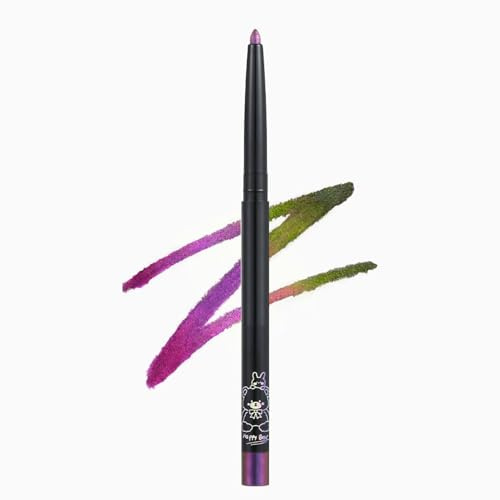 Lápiz delineador de ojos lila, lápiz de ojos metálico, resistente al agua y a las manchas, lápiz de ojos multicromo, lápiz de sombra de ojos brillante, lápiz de sombra de ojos brillante, lápices de