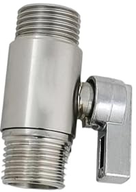 Valvole di controllo dei flussi aperti rapidi Valvole a sfera di ricambio in acciaio inossidabile a tenuta stagna per impianti idraulici domestici Valvole dirette per acqua calda e fredda