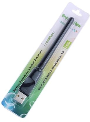 Adaptador WiFi USB - Dongle USB Inalámbrico De 150 Mbps Y 2,4 GHz | Receptor Wifi De Antena Grande, Tarjeta De Red Externa, Chip Mt7601, Transmisor De Señal Rápida | Adaptador De PC Confiable P