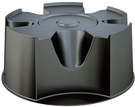 Prosper Plast IBAS-S411 Duschbodendose, 51,2 x 23 cm, Schwarz (12-teilig)