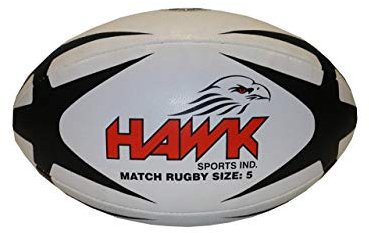 Hawk Sports Rugby Ball - American NFL Football - Größe 5, langlebig | für Halle und draußen geeignet