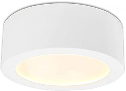 Dimmbare LED Decken- Aufbauleuchte LUNA 12W, weiß, indirekte Beleuchtung, warmweiß