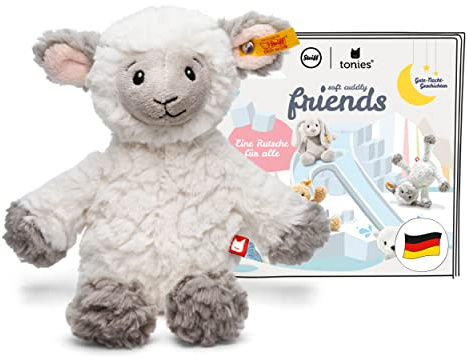 tonies Hörfiguren für Toniebox, Steiff Soft Cuddly Friends mit Hörspiel – Lita Lamm, Hörspiel mit Liedern für Kinder ab 3 Jahren, Spielzeit ca. 70 Minuten