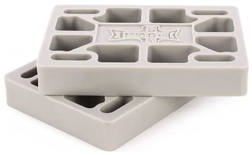 Dogtown Skateboard Risers 1/2 Grey for Old School Skateboards