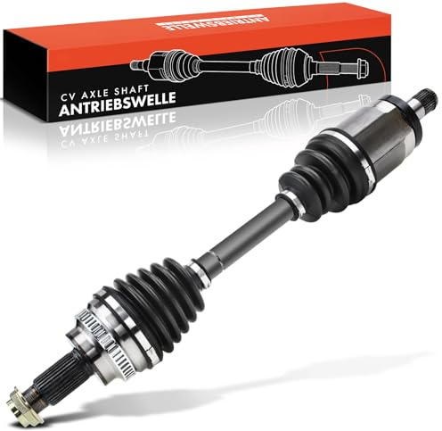 Frankberg Antriebswelle Achswelle Mit ABS Ring Vorderachse Links | Kompatibel mit 3er E90 320-335 3er Coupe E92 320-335 3er Touring E91 320-335 Replace# 31607558949