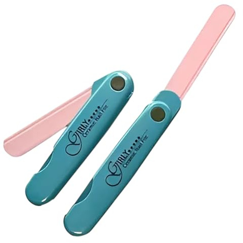 YNR Lime à ongles pliable en céramique – Céramique durable pour une performance durable, matériau hygiénique et facile à nettoyer, design pliable compact pour plus de commodité | (vert)