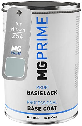 MG PRIME Autolack Dose spritzfertig für Nissan Z54 Sideral Grey Pearl/Gletschersilber Metallic Basislack 1,0 Liter 1000ml