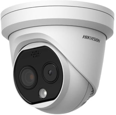 Hikvision Thermal et Optical Dome Camera reseau. Double Objectif. 4MP. DS-2TD1228-2/QA