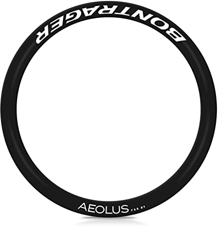 BUSEB Fahrrad-Radaufkleber Bon-tra-ger AEO-LUS Pro 51 TLR Radaufkleber Rennrad Carbon Messerring Aufkleber Fahrradzubehör (Color : Bright White)