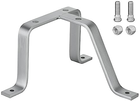 AUTOLIGHT 24 Support de roue de secours pour remorque 4-5 trous 30 x 20 cm à partir de 10 pouces en acier galvanisé support de jante support de roue de secours trépied